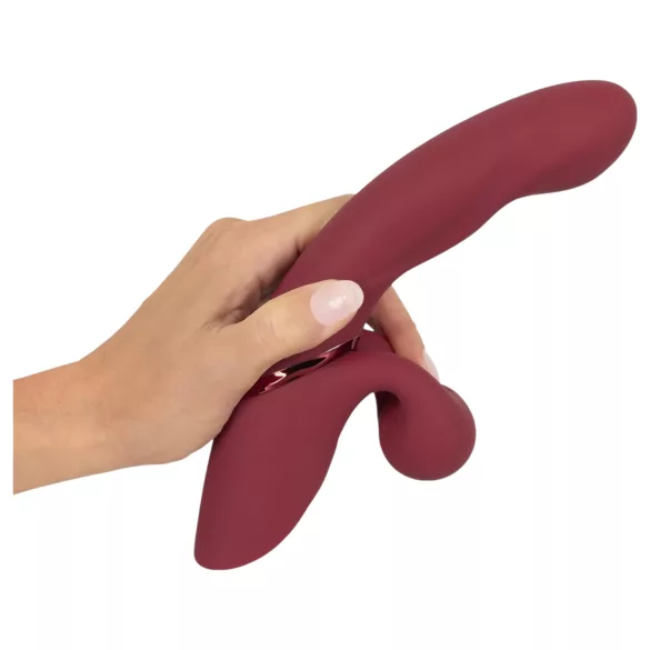 Javida - Vibrador conejo 2 funciones - recargable - rojo