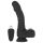 Naked Addiction - vibrador realista rotación-empuje (negro)
