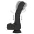 Naked Addiction - vibrador realista rotación-empuje (negro)