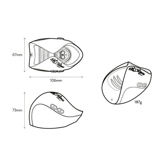 Pulse Solo Essential Dragon Eye - masturbador masculino vibrador silicona azul