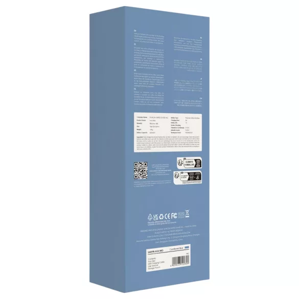 Svakom Ava Neo - vibrador impulsor inteligente - silicona azul