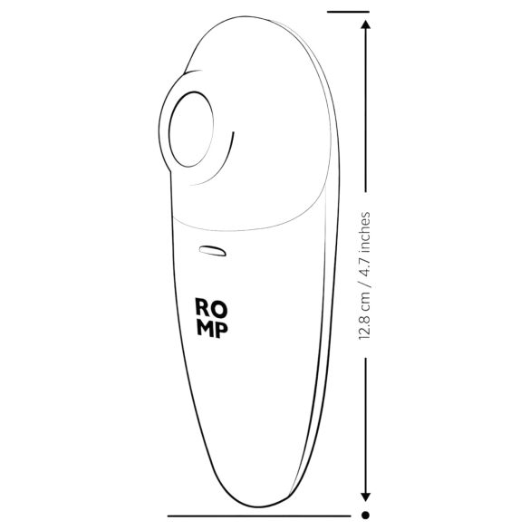 ROMP Switch X - succionador de clítoris por ondas - color melocotón