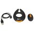 Rebel - anillo vibrador para pene y testículos (negro)