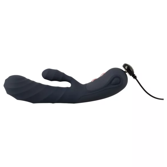 You2Toys - Oh! Rabbit vibrador con brazo para el clítoris (negro)