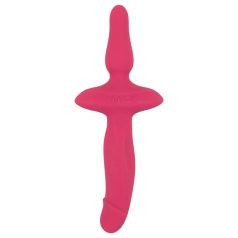 Vibrador y plug anal 2en1 rosa Couples Choice