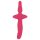 Vibrador y plug anal 2en1 rosa Couples Choice