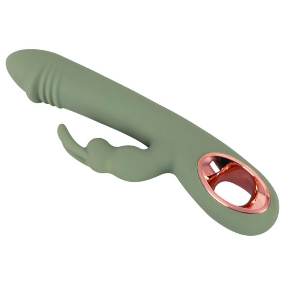 You2Toys - vibrador con estimulador de clítoris - silicona verde