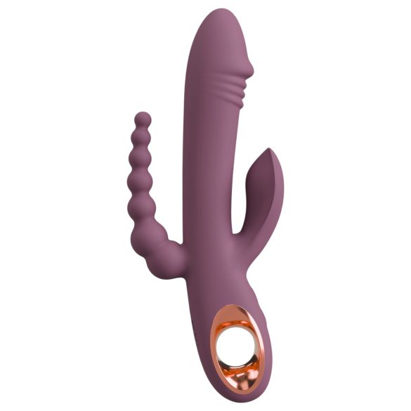 You2Toys - vibrador triple recargable - silicona lila