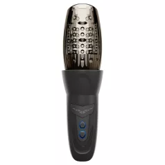   Stroker - masturbador giratorio, de vaivén y vibrador (negro)