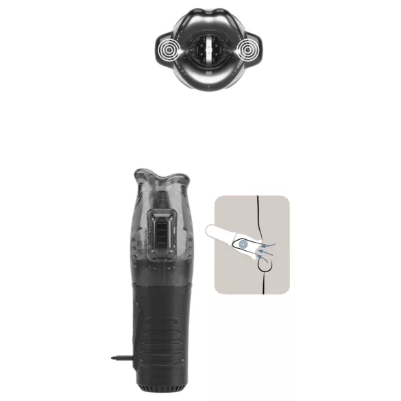 Stroker - masturbador masculino succionador vibrador - gris