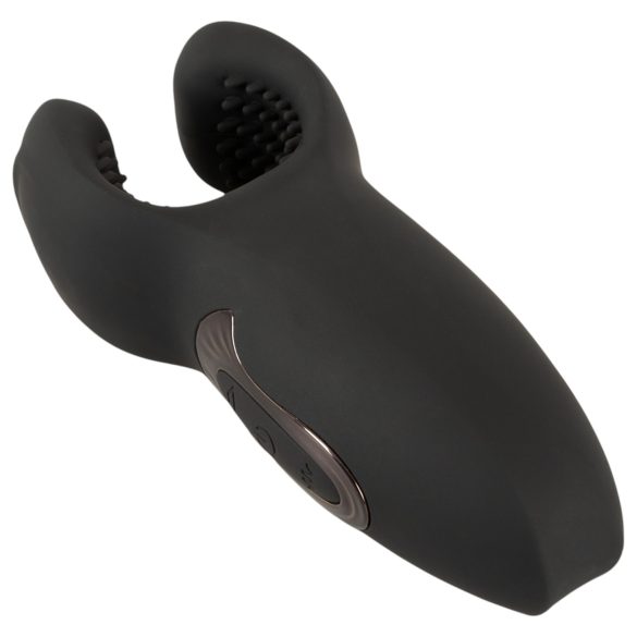 Rebel - Vibrador glande móvil y vibrante (negro)