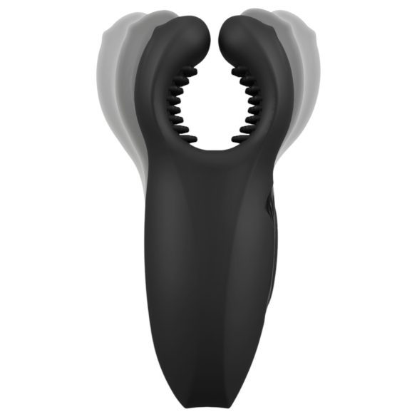 Rebel - Vibrador glande móvil y vibrante (negro)