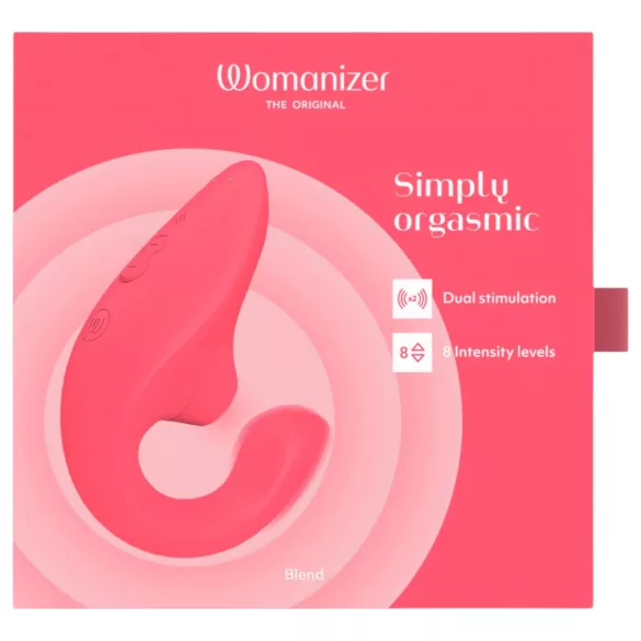 Womanizer Blend - Vibrador punto G y estimulador de clítoris (coral)