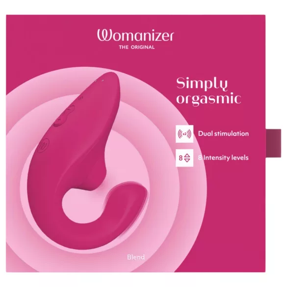 Womanizer Blend - vibrador de punto G y estimulador de clítoris (rosa)