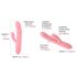 Svakom Mora Neo - vibrador inteligente con perlas y clítoris (rosa)
