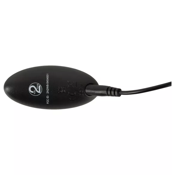 Intense - vibrador de próstata con mando a distancia (negro)