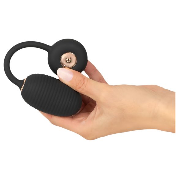 You2Toys - huevo vibrador remoto - silicona negra