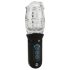 Stroker - masturbador vibratorio y giratorio (transparente)