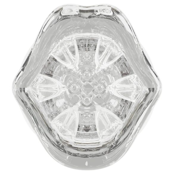 Stroker - masturbador vibrador giratorio - transparente