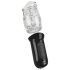 Stroker - masturbador vibratorio y giratorio (transparente)