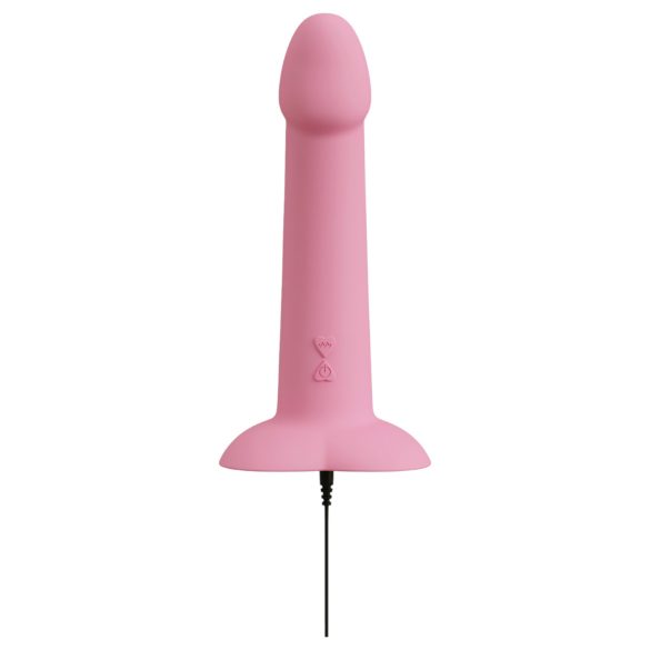 You2Toys - vibrador con forma de corazón - silicona rosa