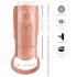 Realistixxx - funda abierta vibrante para pene (natural)