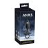 ANOS - plug anal vibrador acanalado (negro)