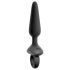 ANOS - Plug anal vibratorio con mango (negro)