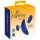 Sonrisa - vibrador de braga ultrafino con control remoto (azul)
