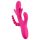 SONRISA - vibrador triple con lengüeta (rosa)