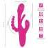 SONRISA - vibrador triple con lengüeta (rosa)