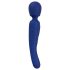 Smile - 2en1 vibrador masajeador con lengua (azul)