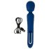 Sonrisa - Vibrador Masajeador con Lengua 2 en 1 (azul)