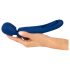 Smile - 2en1 vibrador masajeador con lengua (azul)