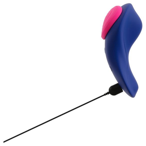 Smile - vibrador tipo braga con control remoto - silicona azul