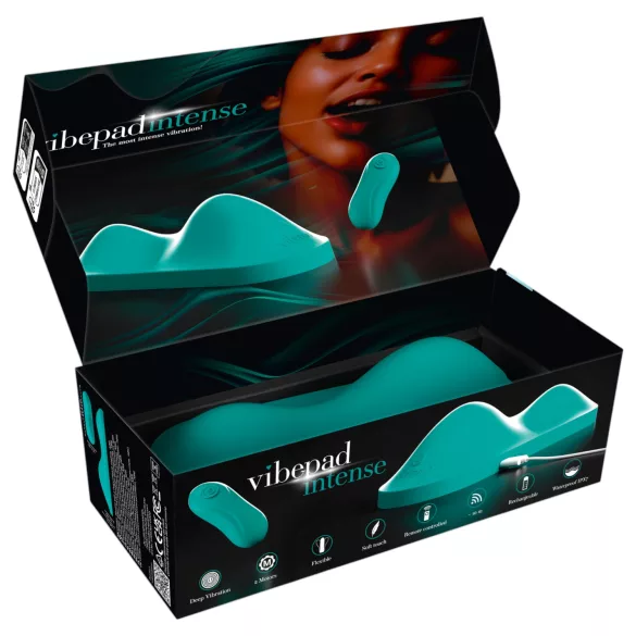 Vibepad Intense - cojín vibrador estimulante para clítoris (turquesa)