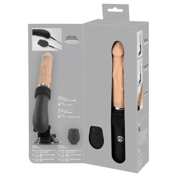 You2Toys - máquina sexual automática - vibrador empujador - color natural