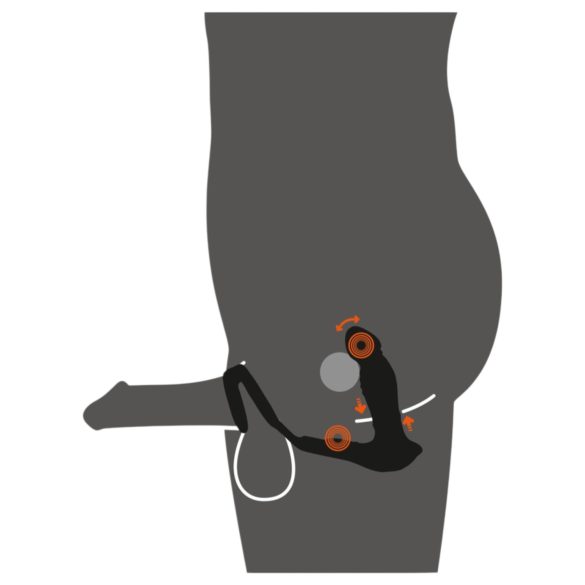 Placer perlado - consolador anal - cuentas