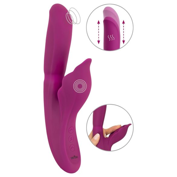 Javida - Vibrador 4en1 punto G y clítoris (lila)