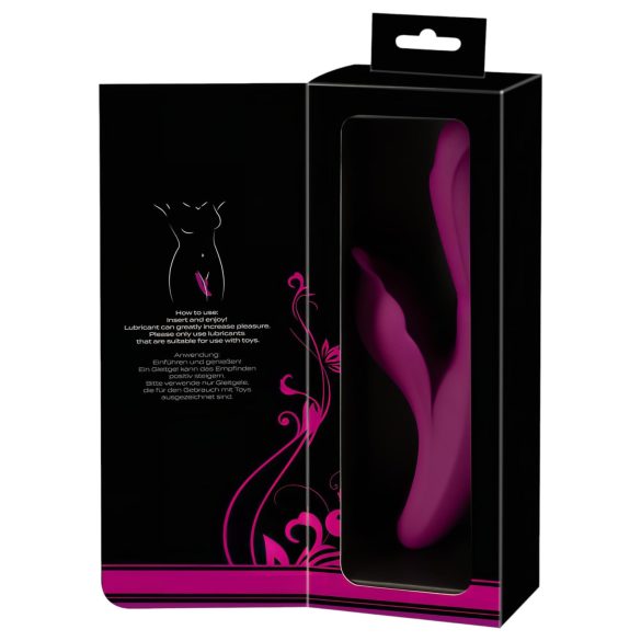 Javida - Vibrador estimulador punto G y clítoris 4 en 1 - silicona lila