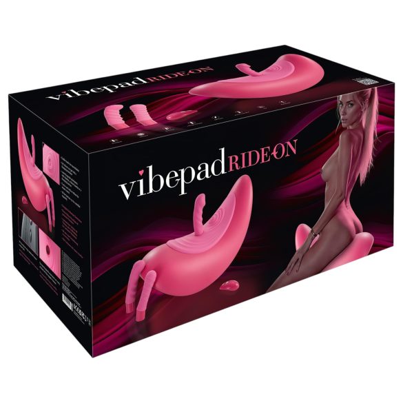 VibePad Rideon - estimulador punto G y clítoris con vibración - silicona rosa