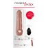 Realistixxx - funda vibradora con mando - natural (20cm)