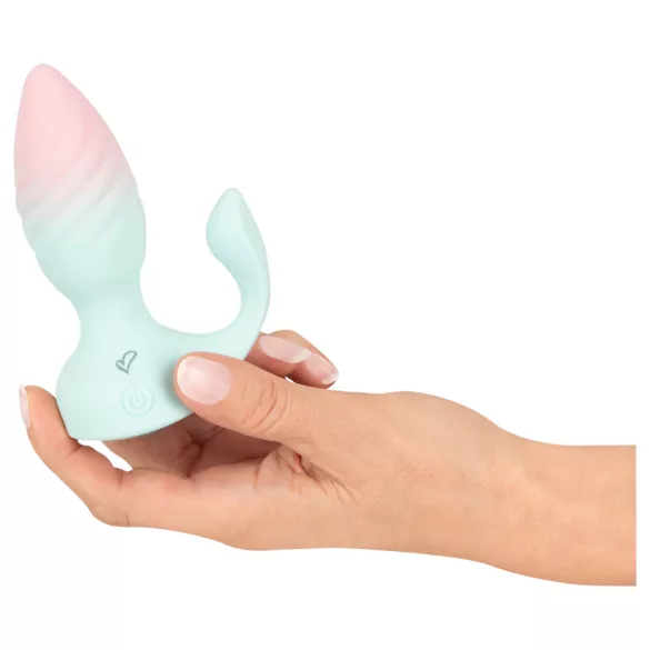 Beau Coeur Juvela - plug anal vibrador - silicona turquesa