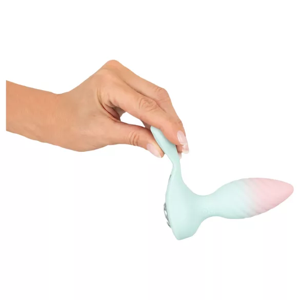 Beau Coeur Juvela - plug anal vibrador - silicona turquesa