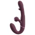 Javida - vibrador pareja recargable sin tirantes (lila)