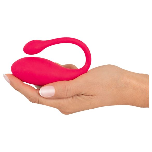 Beau Coeur Koral - huevo vibrador con control remoto - silicona rosa