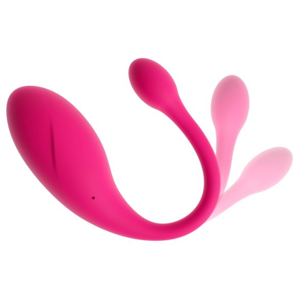 Beau Coeur Koral - huevo vibrador con control remoto - silicona rosa