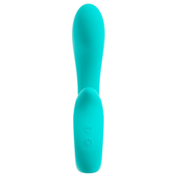 Beau Coeur Naira - Vibrador doble punto G y clítoris - silicona verde