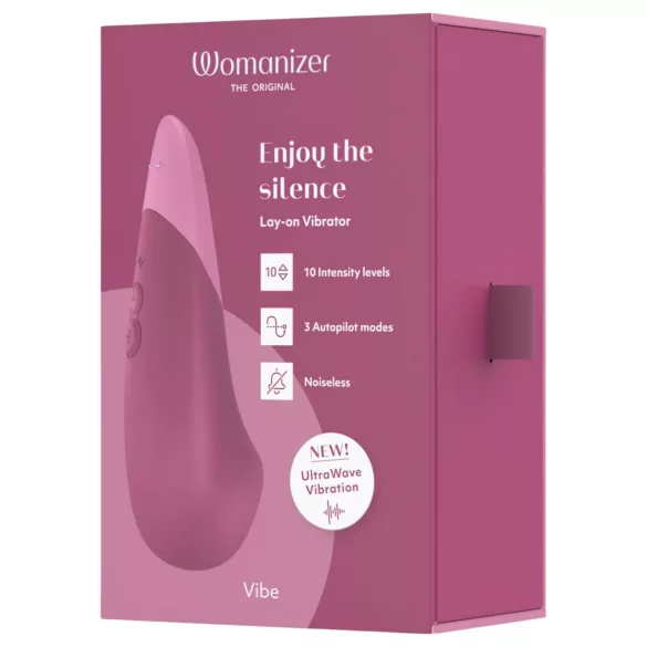 Womanizer Vibe - vibrador para clítoris - recargable - silicona rosa