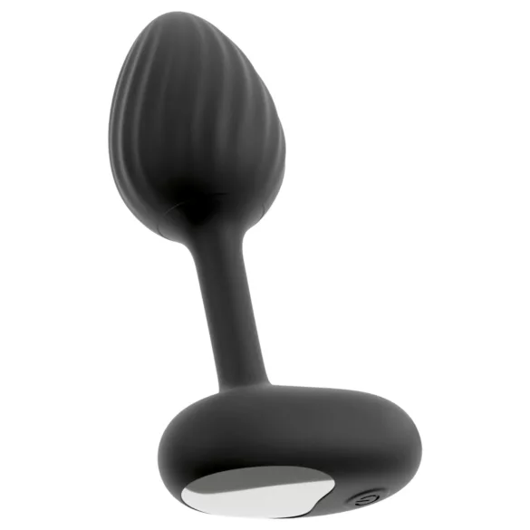 ANOS - plug anal vibrador set - silicona negra